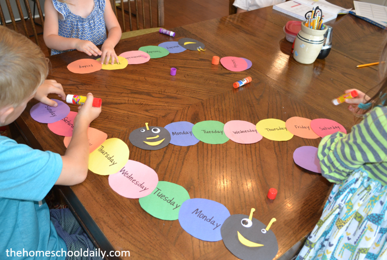 Days Of The Week Activities The Homeschool Daily