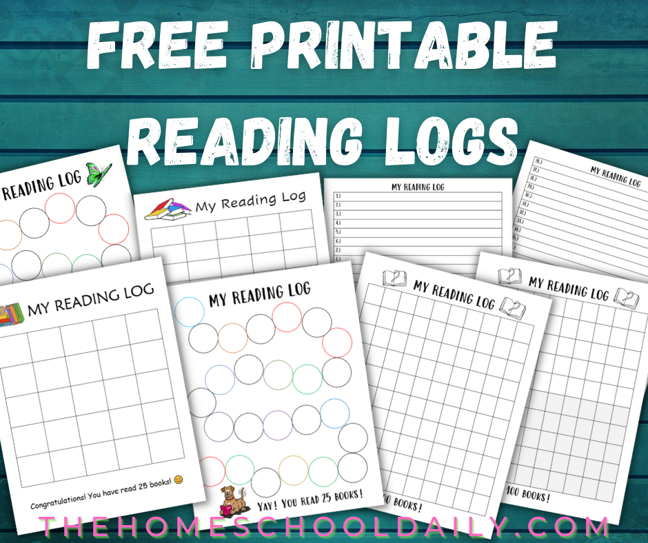 Free Printable Reading Logs The Homeschool Daily