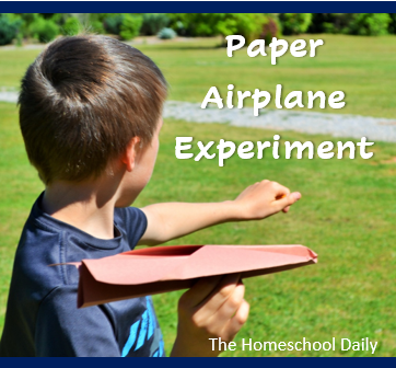 paper airplane experiment worksheet