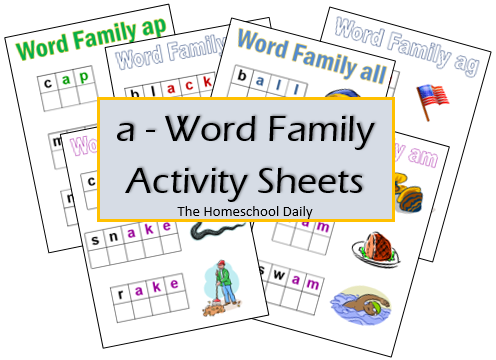 Word Family Activities