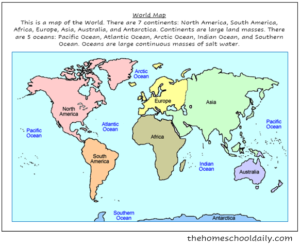 Free Printable World Maps & Activities - The Homeschool Daily