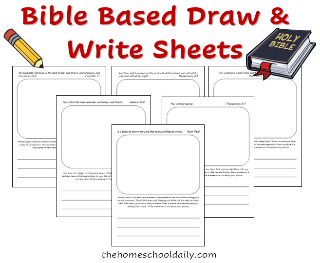 Historical Figures Draw & Write Sheets - The Homeschool Daily