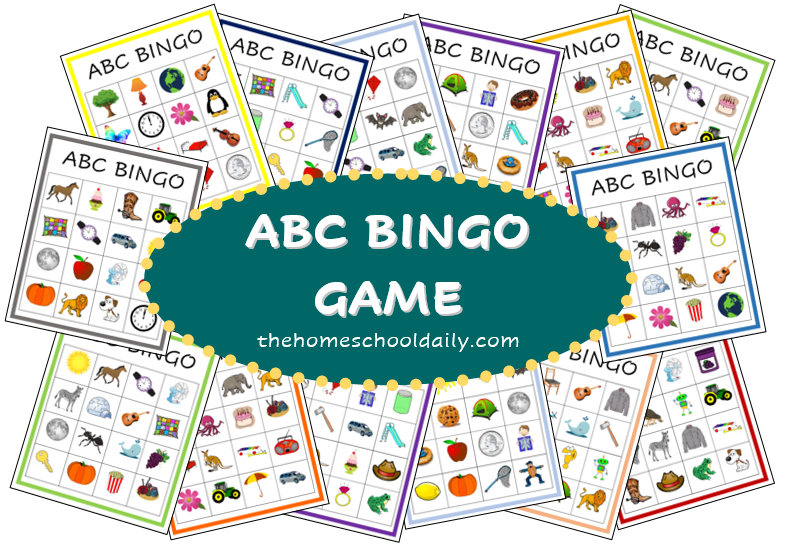 Printable ABC Bingo Game The Homeschool Daily