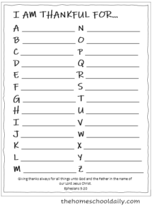 Teaching Thankfulness Printables - The Homeschool Daily
