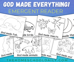 God Made Me Printables - The Homeschool Daily