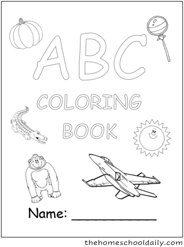 Printable ABC Coloring Sheets - The Homeschool Daily