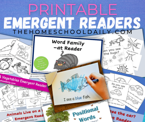 Free Printable Emergent Readers - The Homeschool Daily