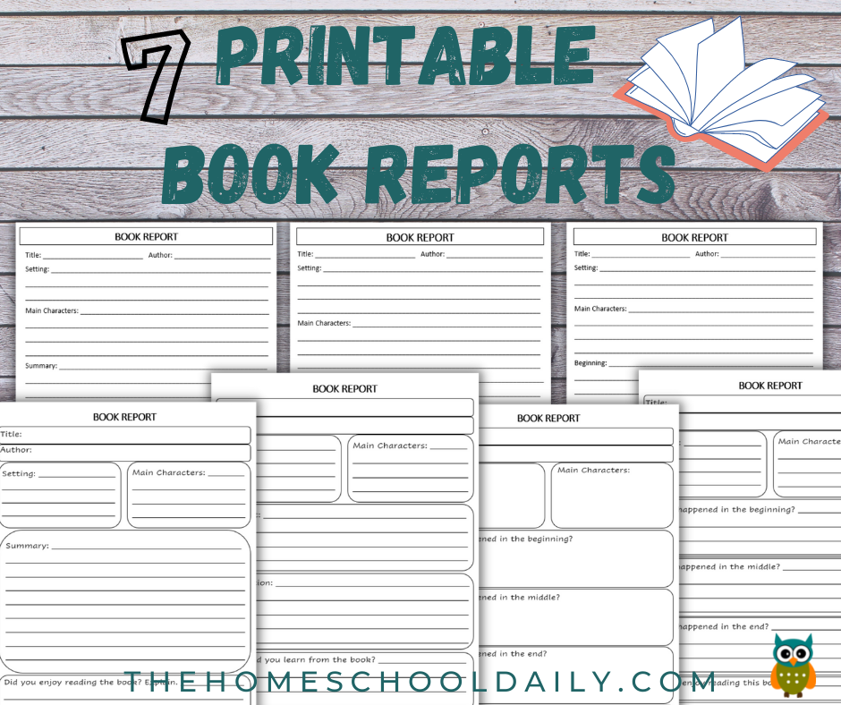 book report worksheet pdf