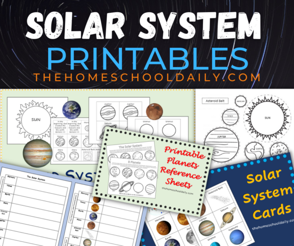 Solar System Unit - The Homeschool Daily