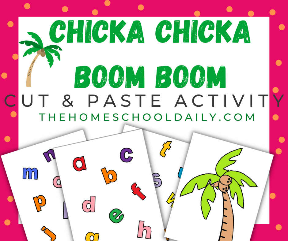 chicka chicka boom boom worksheets