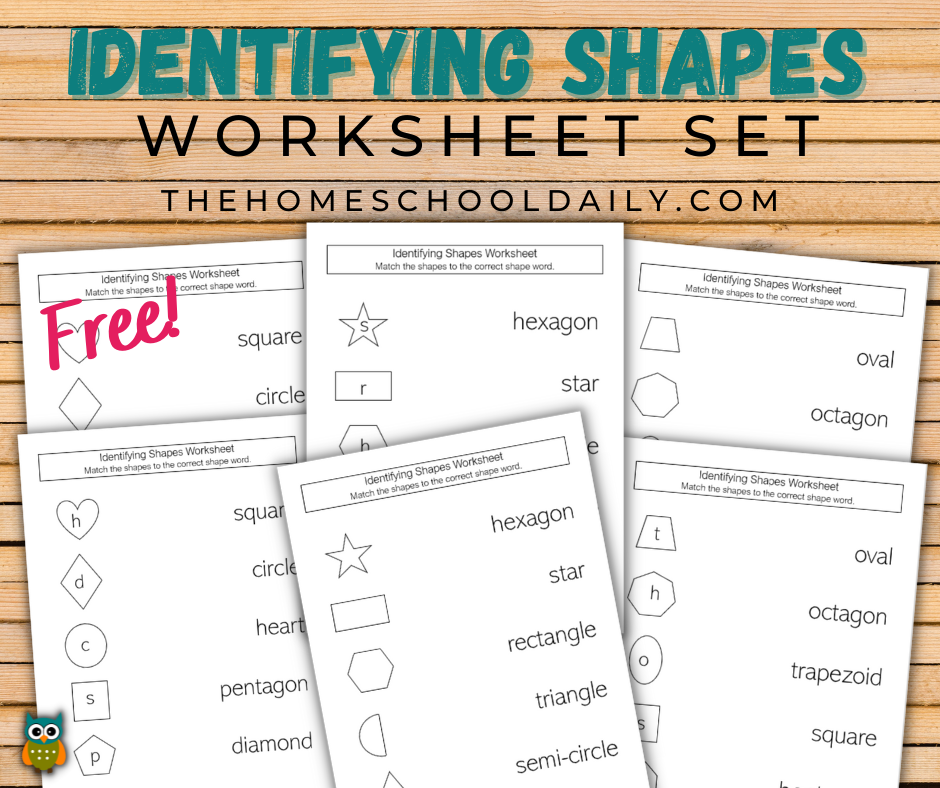 FREE Shapes Printables - The Homeschool Daily