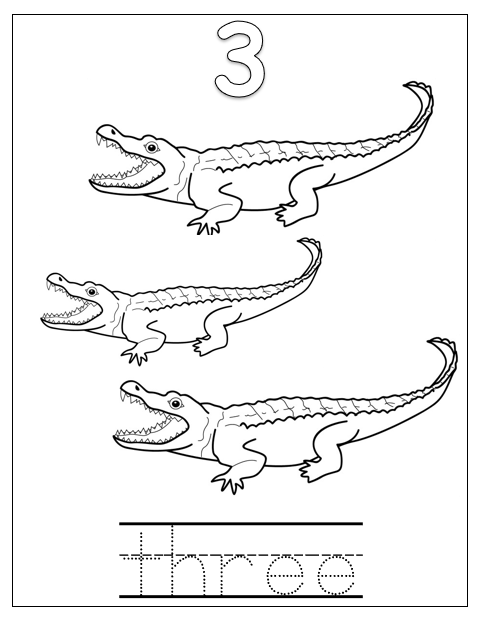 Free Numbers Coloring Sheets - The Homeschool Daily