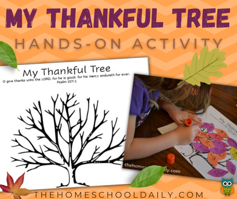 Teaching Thankfulness Printables - The Homeschool Daily