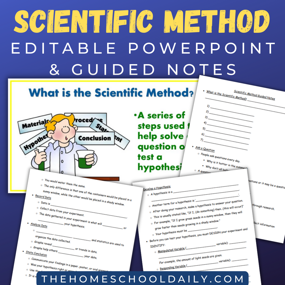 Scientific Method PowerPoint The Homeschool Daily