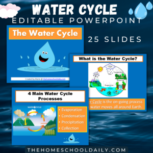 Water Cycle Powerpoint & Printables - The Homeschool Daily