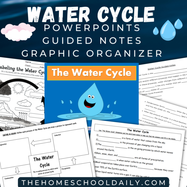 Water Cycle PowerPoint & Printables - The Homeschool Daily