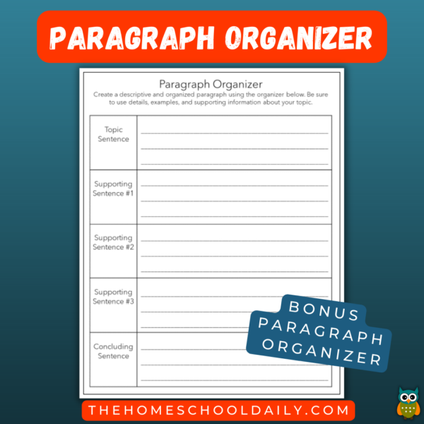 Writing Paragraphs Bundle - The Homeschool Daily