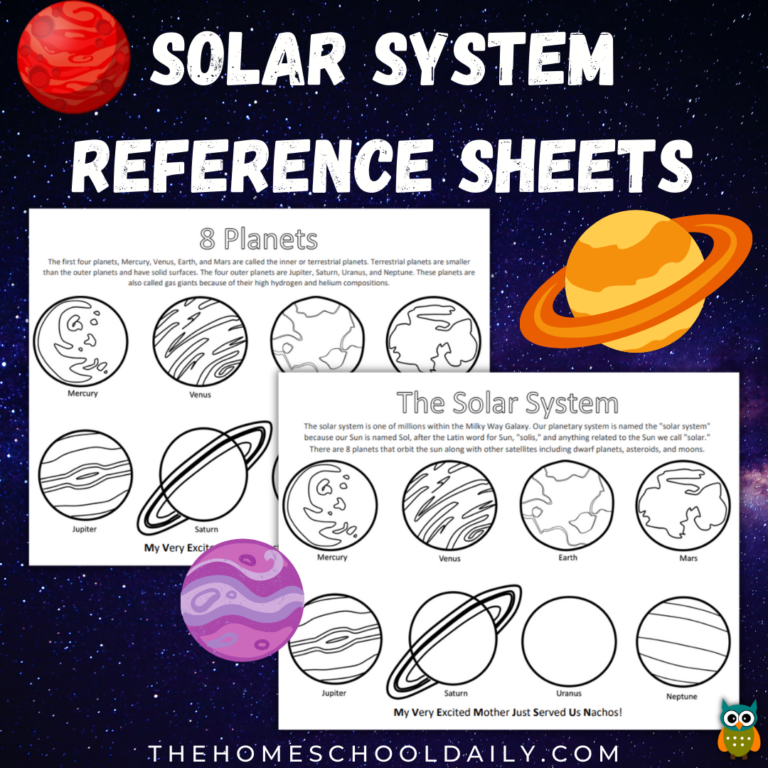 Solar System Unit - The Homeschool Daily