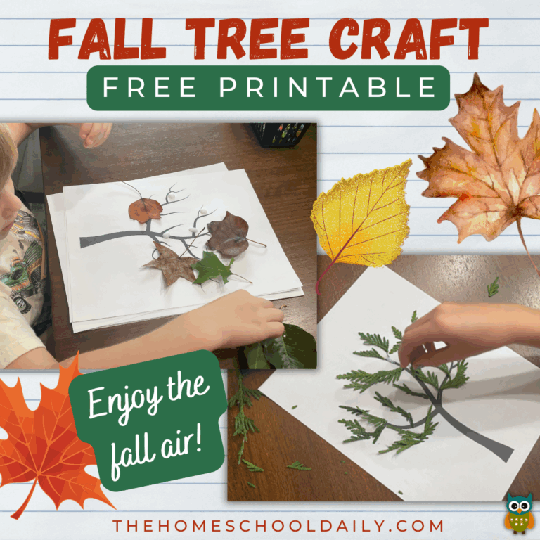 Fall Tree Craft - The Homeschool Daily